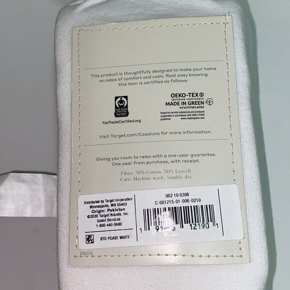 Casaluna Standard jersey pillowcase set - Picture 8 of 8